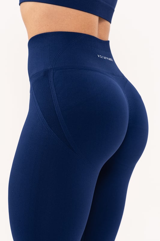 Tempo Seamless Scrunch Leggings Royal Blue