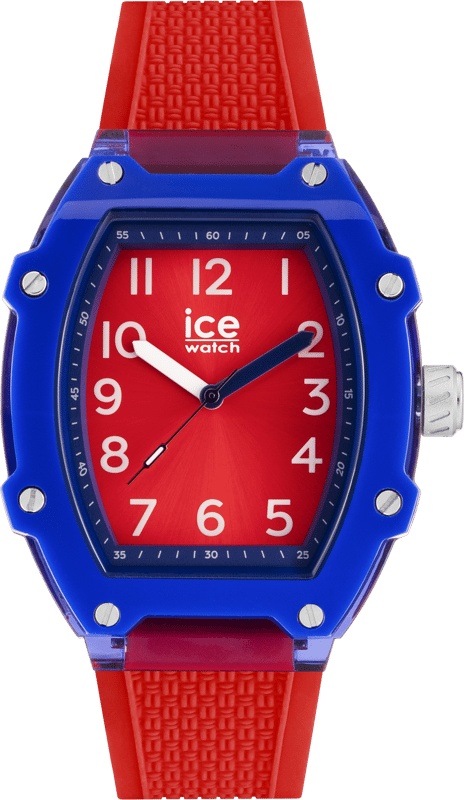 This Ice Watch Ice Boliday - Kids Spider Analogue Watch for Child is the perfect timepiece to wear or to gift. It's Red  Tonneau case combined with the comfortable Red Silicone watch band will ensure you enjoy this stunning timepiece without any compromise. Operated by a high quality Quartz movement and water resistant to 5 bars, your watch will keep ticking. Discover the ICE boliday kids spider plastic. This red and navy blue children's watch is trendy, fun and comfortable, thanks to its silicone strap and lightweight plastic case High quality 19 cm length and 19 mm width Red Silicone strap with a Buckle Case measurement: 36 X 47 mm,case thickness: 12 mm, case colour: Red and dial colour: Red