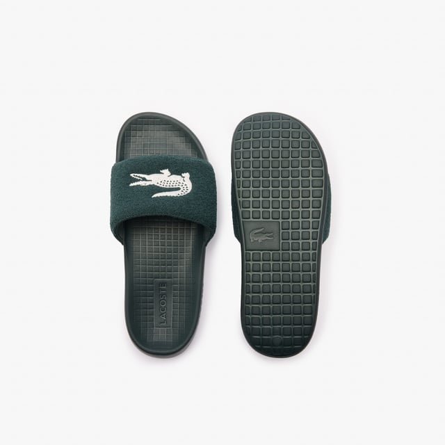 Green lacoste sliders store