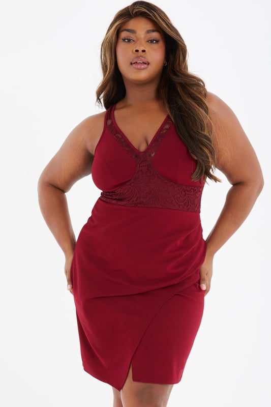 Berry sales lace dress
