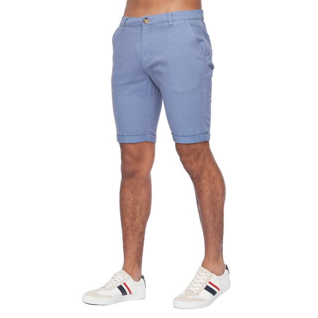98% Polyester, 2% Elastane. Fabric: Canvas, Stretch. Design: Logo. Pockets: 2 Side Pockets, 2 Back Pockets, Jet Pocket, Buttoned. Fastening: Button, Zip Fly. Style: Chinos. Back Yoke, Belt Loops, Darted, Gripping Inner Waistband, Mock Horn Buttons, Self Fabric, Twin Needle Stitch.