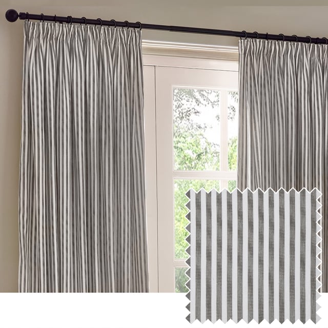 Transform your living space into a sanctuary with Hebden Striped Pencil Pleat Curtains. Crafted from 100% cotton, these curtains offer a soft, yet durable touch. The timeless, textured stripe design complements any minimalist or classic décor, while the room-darkening lining provides the perfect retreat from the outside world. Perfect for those who value natural materials, Hebden curtains are an investment in comfort and style, enriching your home environment without compromise.