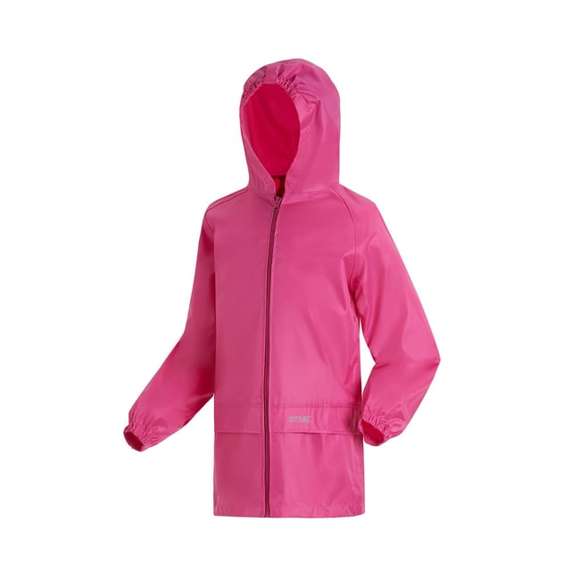 Regatta - Geweldige Outdoor Kinder Stormbreak Waterbestendige Jas (Roze) De Stormbreak is onze lang van lengte, waterdichte outdoor shelljas voor kinderen Deze bestverkopende held voor nat weer gebruikt onze Hydrafort-technologie - een slijtvaste stof die wind en regen buiten houdt Andere regenbeschermingen zijn getapete naden en elastische manchetten Trek het aan over fleece en bodywarmers voor bescherming tegen koud weer. 100% Polyester Regatta kindermaten (borstomtrek): 2 jaar (53-55cm), 3-4 jaar (55-57cm), 5-6 jaar (59-61cm), 7-8 jaar (63-67cm), 9-10 jaar (69-73cm), 11-12 jaar (75-79cm), 32 "(79-83cm), 34" (83-85cm).