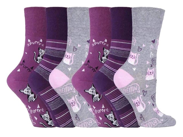 With a specially designed HoneyComb Top, Sockshop soft Gentle Grip® Socks are made more comfortable for all wearers, but particularly if you struggle with circulatory problems or swollen legs, ankles and feet. This collection of designs look as good as they feel too, made from soft, comfortable cotton rich yarn. keep your feet odour free with flat seamed toes for extra wearability All SockShop Gentle Grip® Socks are constructed to care for your legs, comfortably moulding to their natural contours without leaving any of those ugly, irritating and itchy constriction rings. These really are the socks going forward for anyone who dislikes those tight tops. Gentle grip tops that do not fall down with wear and are ideal for diabetics too!