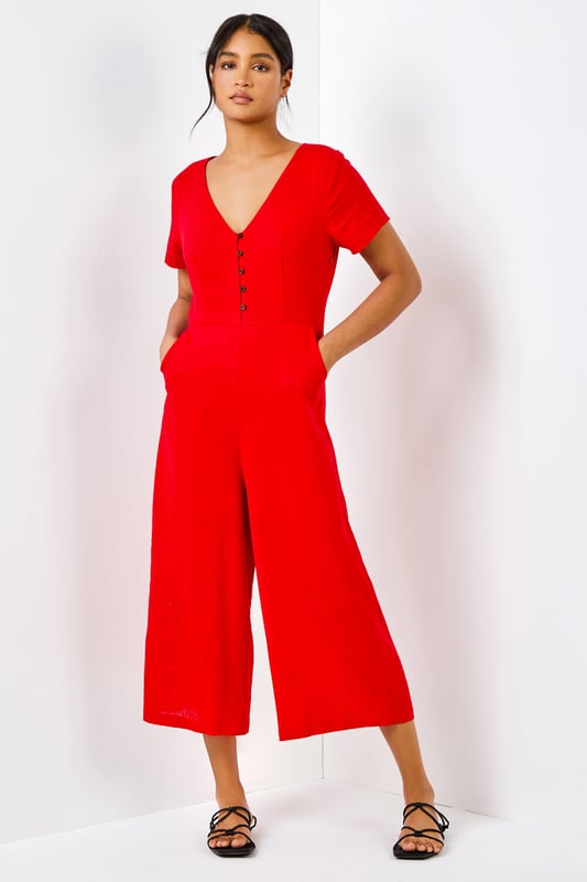 Cotton culotte hot sale jumpsuit