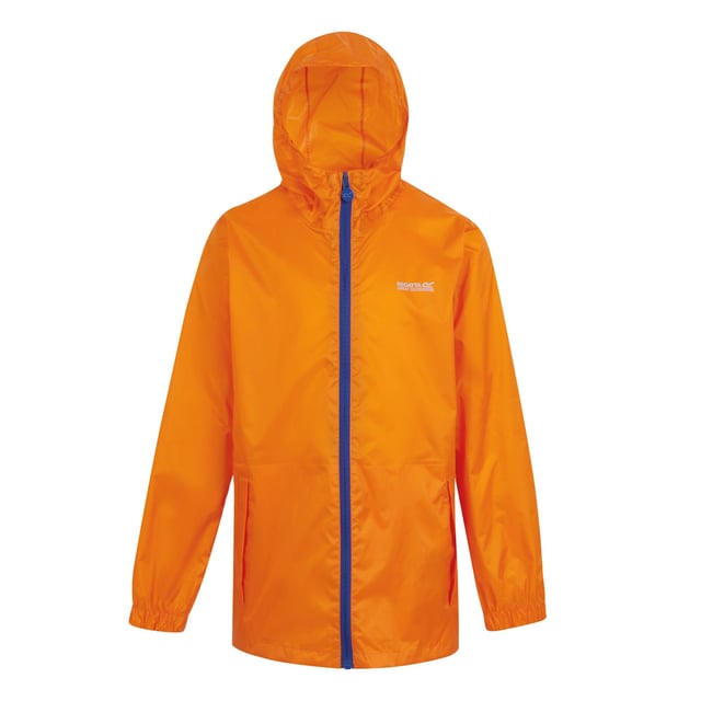 100% polyamide. Lightweight, waterproof jacket that packs down small, ideal for walking, hiking, camping, festivals and school trips. The seam sealed ISOLITE 5,000 polyamide fabric with a DWR (Durable Water Repellent) finish sheds moisture and breathes. With two handy pockets and a small stuff sack. Regatta Kids Sizing (chest approx): 2 Years (53-55cm), 3-4 Years (55-57cm), 5-6 Years (59-61cm), 7-8 Years (63-67cm), 9-10 Years (69-73cm), 11-12 Years (75-79cm), 32" (79-83cm), 34" (83-85cm).