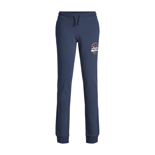 Jack & Jones sweatpants come with a regular fit, A comfy cotton blend with a composition of 60% cotton and 40% polyester, And it's machine washable at 40°C under a gentle wash program, The sweatpants are a regular fit and ease around your body, Make it ideal for everyday use. The fabric is all skin-friendly & gives you air circulation support over your legs!

Features:
Sweatpants with ribbed cuffs
Cotton fabric for a soft and comfortable wear
Elasticated waistband with drawstring
Logo print with side pocket

Specifications:
Type: Sweatpants
Material: 60% Cotton, 40% Polyester
Product Code: 12209016

Washing Instructions:
Machine wash at max 40°C under gentle wash program
Do not bleach
Tumble dry on low heat settings
Iron on medium heat settings
Do not dry clean

Package Includes: Jack & Jones Junior Sweatpants 2 pk