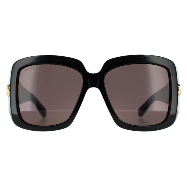 Gucci Square Womens Black Grey GG1402S  Sunglasses are a perfect fusion of modern elegance and cutting-edge sun protection. Crafted with precision, the lightweight yet durable frame ensures long-lasting comfort, making these square sunglasses a versatile accessory for any occasion. Offering exceptional UV protection, the GG1402S shields your eyes from harmful rays while providing a range of lens options to suit your personal style. With a snug fit designed for all-day wear and a travel-friendly, compact design, these sunglasses effortlessly combine fashion and function.