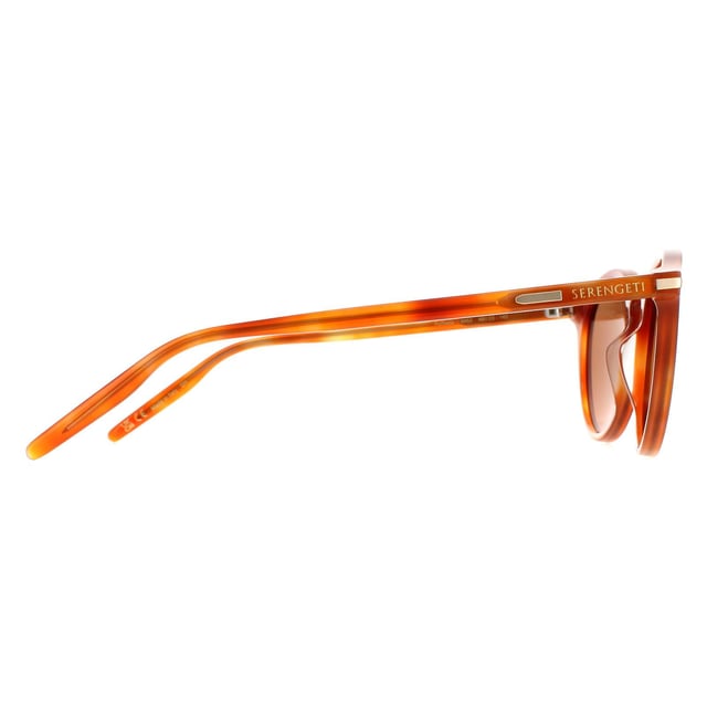 Serengeti Round Unisex Shiny Caramel Mineral Polarized Drivers Raffaele Raffaele haben das coole Retro-Gefühl mit der runden Pantos Form und Schlüsselloch Brücke Design. Serengeti's fantastische Mineralglas photochromen Gläser sind die perfekte Ergänzung