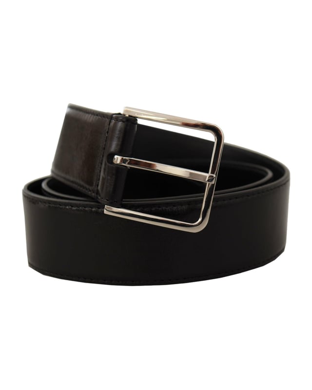 Black Calf Leather Logo Engraved Metal Buckle Belt
  Made in Italy
  100% Authentic
  Size: 85 cm
  Color: Black
  Width: 4 cm
  Suitable for men
Leather