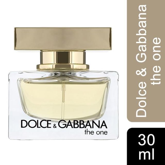 Dolce & Gabbana 'The One' was launched in 2006. As it was envisioned by designers, The One is a fragrance for an exceptional woman who instantly draws attention, not only with her looks, but also with her manners, pose, and inner world.

This fragrance, like all of the fragrances of the D&G house, is a 'fragrance with character', special and alluring. Its oriental floral-fruity composition is very warm and sensual with a powdery vanilla trace. Every aspect of the fragrance has been honed with even the colour of the fragrance ideally matching its tone. The women’s fragrance, The One has a glass bottle with clean, geometric lines and a refined silhouette. Dolce & Gabbana is an Italian luxury fashion house founded in 1985. Making an immediate impact with their signature clothing they then created their first fragrance which was launched in 1994.

Product Features :
Fragrance for women from the designer house of Dolce and Gabbana.
Top notes of mandarin, lychee, and peach.
Middle notes of jasmine, lily of the valley, white lily, and plum.
Base notes of vetiver, amber, musk, and vanilla.

Box Contains: Dolce & Gabbana The One Perfume For Women, 30ml