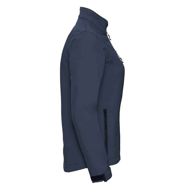 Material: 92% Polyester, 8% Elastane. Lining: Mesh, Microfleece. Fabric: Softshell, Woven. Design: Plain. 340gsm. Fabric Technology: Breathable, Shower Resistant, Waterproof, Windproof. 3 Layer Membrane, Chin Guard, Drop Tail, Inner Storm Flap. Cuff: Adjustable, Touch Fastening Tab. Neckline: High-Neck. Sleeve-Type: Long-Sleeved. Pockets: 2 Side Pockets, 1 Chest Pocket, Zip. Fastening: Full Zip. Waterproof Rating: 5000mm. Hem: Bungee Cord, Curved. Sustainability: Amfori, Better Cotton Initiative, BSCI, Fair Labor Association, Oeko-Tex Standard 100 Certified, WRAP Certified. Suitable for: Decoration.