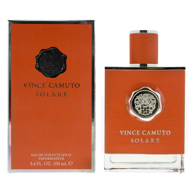 Vince Camuto Solare is an oriental woody fragrance for men. The fragrance features mandarin orange cardamom pimento musk and cashmere wood. Vince Camuto Solare was launched in 2015.