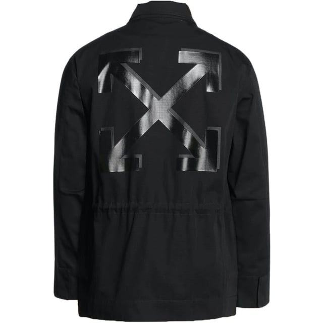 Chaqueta off white negra online