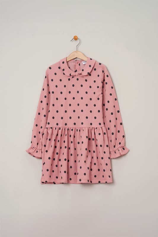 Elevate her party season wardrobe with this 3-Piece Set from Miss. This trendy set includes a faux fur jacket with collar, printed tiered dress, and matching tights. This fashionable outfit set will make dressing easy all season long!