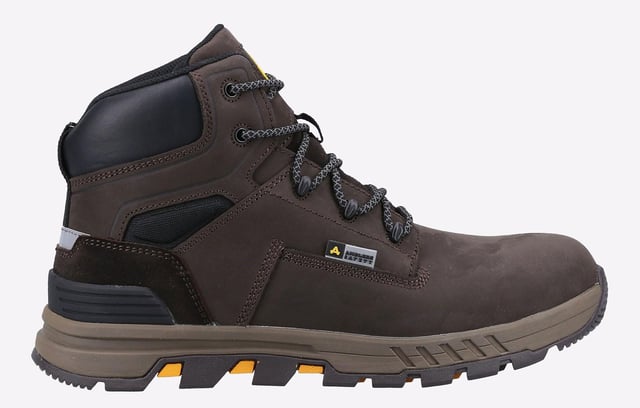 The AS261 Crane is an outdoor inspired lightweight safety boot with a leather upper and a non metallic anti-penetration midsole.
Water Resistant Full Grain Nubuck & Crazy Horse Leather Upper
Moulded TPU Heel Chassis to Enhance Support
Reflective Laces and Counter Panel for Extra Visibilty
Deep Padded PU Collar for Extra Comfort
Comfortable, Cushioned and Removable PU Footbed
Lightweight Athletic EVA Midsole Enhances all day Comfort and Shock Absorption - Reducing fatigue
Quality Rubber Outsole with technical tread pattern to provide excellent traction,durability and wear performance
Non-Marking Rubber Outsole
Outsole Heat Resistant to 300 Degrees
Oil Resistant Outsole