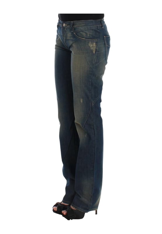 Marca: CNC Costume National.
  Material: 100% algodon.
  Color: Azul.
  Corte: Pierna recta.
  Detalles del logotipo.
  Etiquetas originales y bolsa de la tienda incluidas.