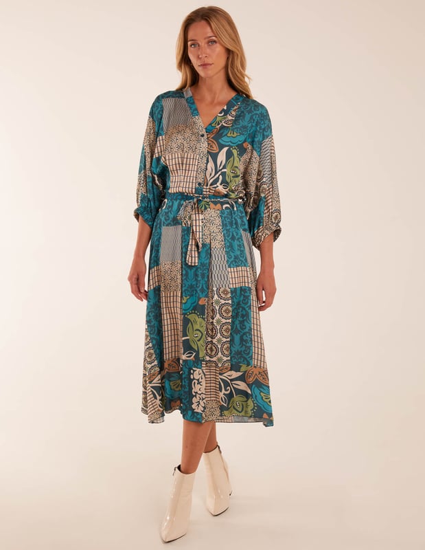 Kimono sleeve cheap summer dress