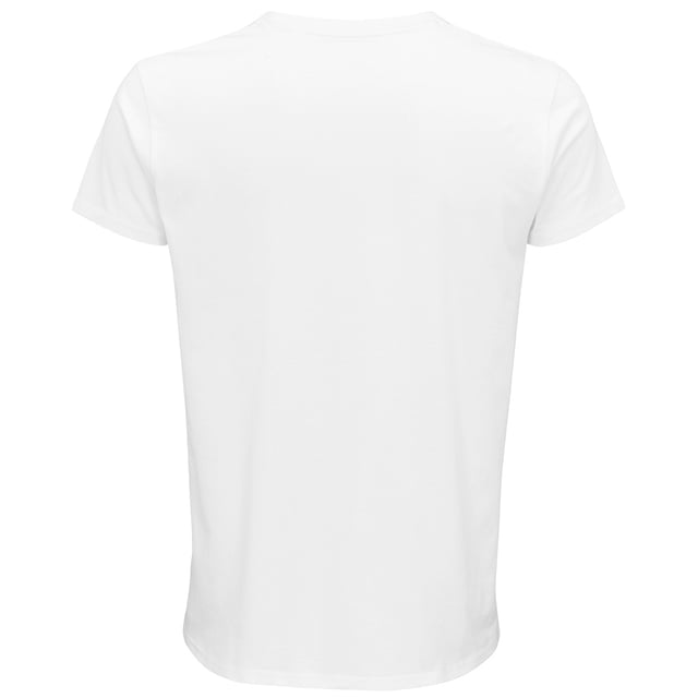 100% Semi-Combed Cotton. Fabric: Soft Touch. 150gsm. Design: Plain. Fit: Fitted. Neckline: Round Neck. Sleeve-Type: Short-Sleeved. Ribbed Collar, Taped Neck, Twin Needle Stitch, Unbranded Size Label. Conforms to Safety Standard: OCS100 Certified, Oeko-Tex Standard 100 Certified.