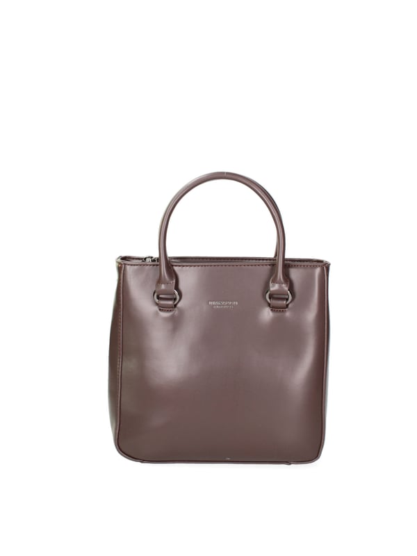 Damenhandtasche mit Reißverschluss. zwei Innentaschen mit Reißverschluss und eine offene. fehlende Außentaschen. verstellbarer und abnehmbarer Schultergurt aus Kunstleder. im Griff aus Kunstleder. zwei Innenfächer. Außenmaterial. Innen mit Polyester gefüttert. Maße: 24x24x6 cm. Modeprodukt