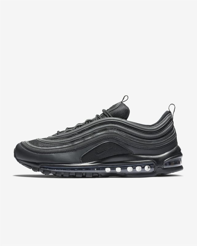 Black and white nike air max 97 mens top