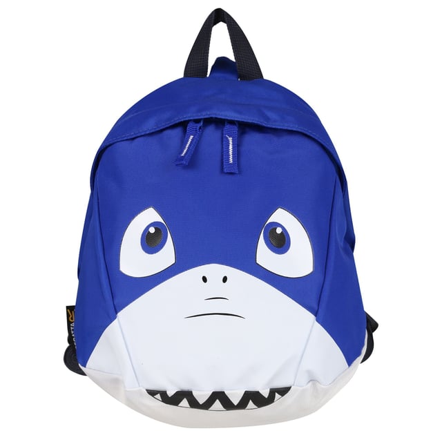 Fabric: Polyester. Length: 30cm. Width: 25.5cm. Depth: 12cm. Fabric Technology: Hardwearing. Design: Shark. Adjustable Strap, Padded Straps. Compartments: 1 Main Compartment. Pockets: 1 Security Pocket.