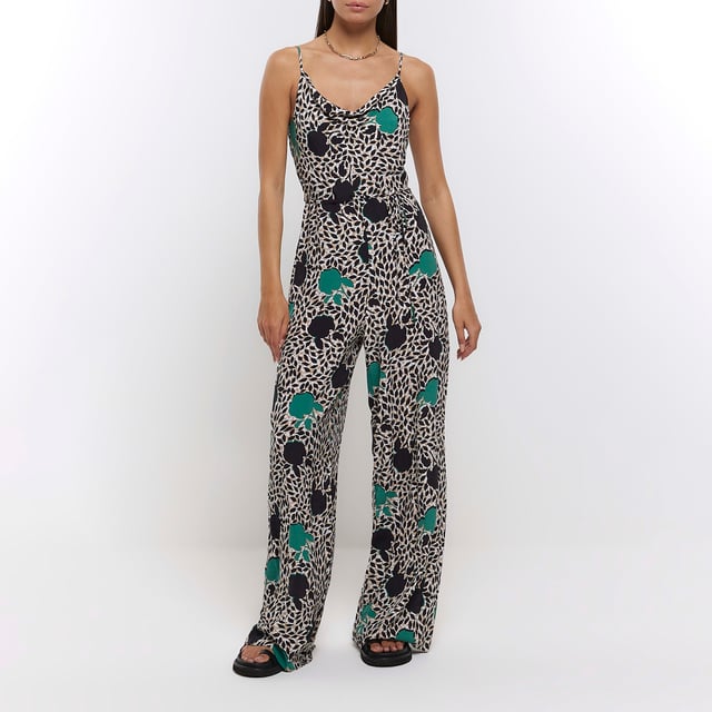 River island shop cowl neck jumpsuit