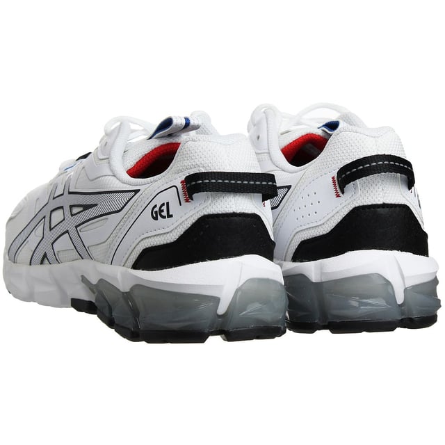 Asics white trainers mens top