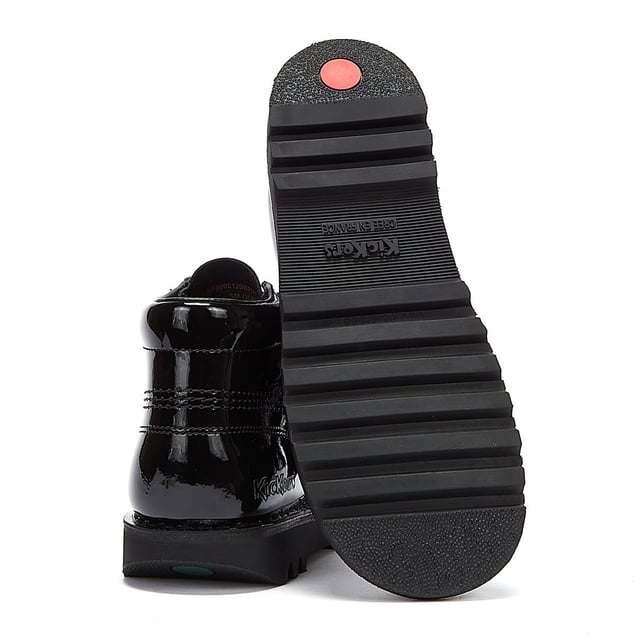 Kickers patent boots womens hot sale