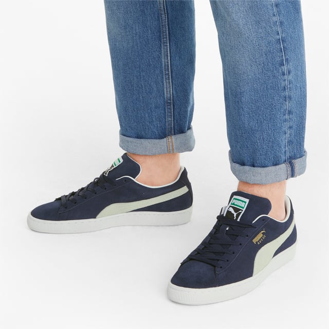 Puma suede deals classic navy