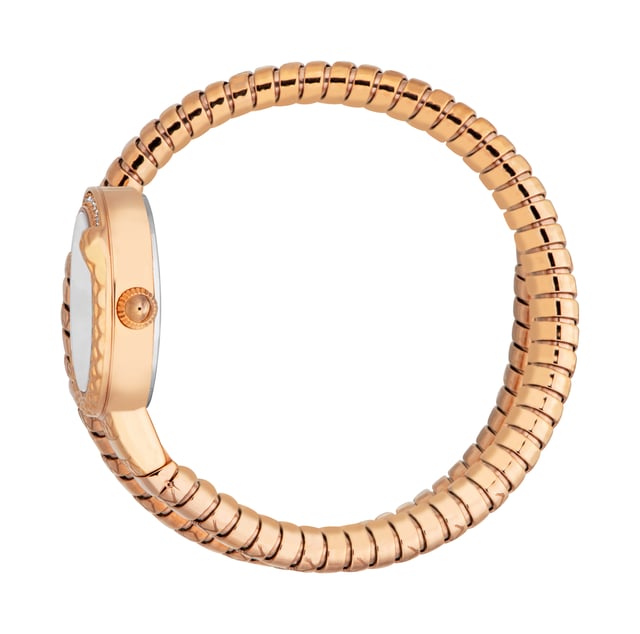 Band Colour Rose Gold
Band Material Stainless Steel
Band Width 10 Millimeters
Bezel Function Unidirectional
Bezel Material Stainless Steel
Brand Just Cavalli
Calendar Type No Calendar
Case Diameter 22 Millimeters
Case Material Stainless Steel
Case Thickness 8 Millimeters
Clasp Bangle
Dial Colour Silver
Crystal Material Mineral Glass
Display Type Analog
Case Shape Asymmetrical
Item Weight 36 g
Model Number JC1L301M0045
Part Number JC1L301M0045
Warranty Type Limited
Movement Quartz
Band size Womens Standard