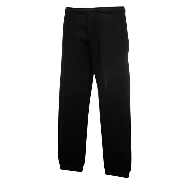 Elastischer Bund mit Kordel. Seitentaschen. Elastische Bündchen. Material 70% Polyester 30% Baumwolle. Stärke 280 gsm. Größe (Bund) 5/6 Jahre (61 cm), 7/8 Jahre (66 cm), 9/11 Jahre (71 cm), 12/13 Jahre (74 cm), 14/15 Jahre (76 cm).