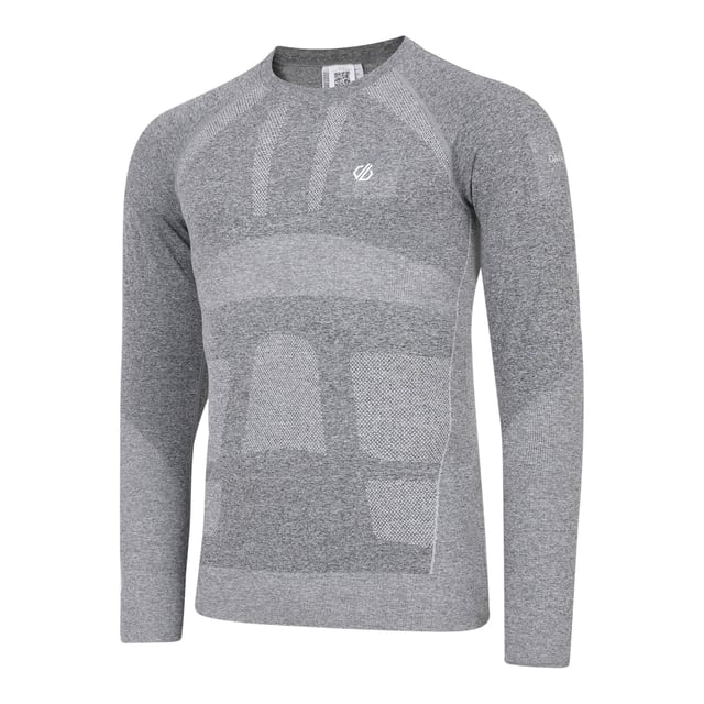 92% Polyamide, 8% Elastane. Fabric: Soft Touch, Stretch. Design: Logo, Textured. Neckline: Crew Neck. Sleeve-Type: Long-Sleeved. Fastening: Pull-On. Fabric Technology: Anti-Bacterial, Moisture Wicking, Odour Control, Q-Wic Plus, Quick Dry, SeamSmart Technology. Seamless, Ventilation Panels. Contents: 1 Bottoms, 1 Top.