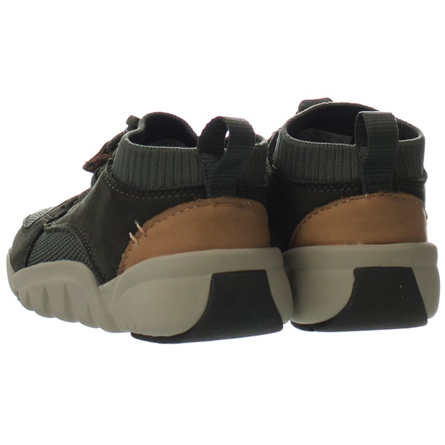 Clarks Tri Lunar Kids Dunkelgrüne Trainer