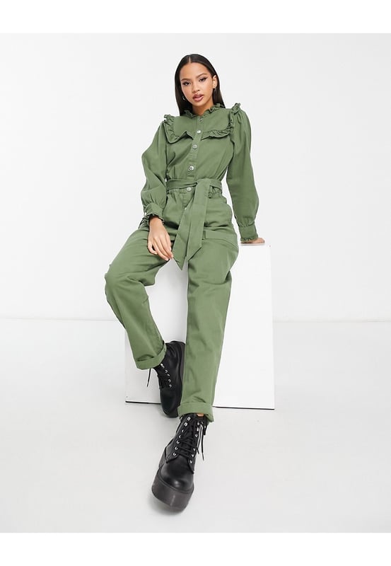 Miss selfridge utility top jumpsuit