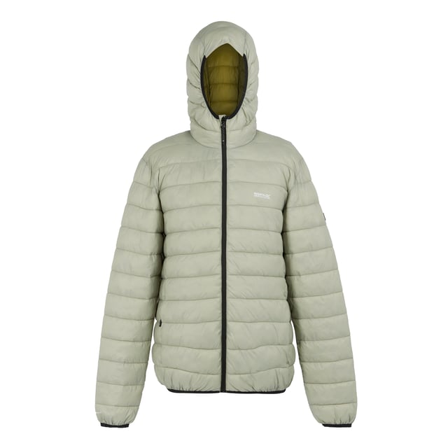 100% Polyamide. Fabric: Baffled, Synthetic Down Touch. Design: Logo. Fabric Technology: DWR Finish, Insulating, Lightweight. Neckline: Hooded. Sleeve-Type: Long-Sleeved. Padded. Cuff: Stretch Binding. Hood Features: Grown On Hood, Stretch Binding. Pockets: 2 Lower Pockets, Zip. Fastening: Full Zip. Hem: Stretch Binding. Denier: 20D. Sustainability: Feather-Free, Made from Recycled Materials. S: 38 in. M: 40 in. L: 42 in. XL: 44 in. XXL: 48 in. 3XL: 51 in.