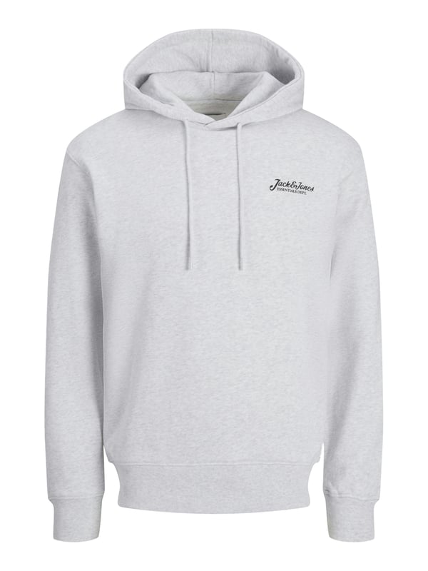 Gemütlichkeit trifft auf Stil: Dieser locker geschnittene Hoodie ist der perfekte Begleiter für entspannte Tage und lässige Outfits. Die Kapuze mit Kordelzug bietet vielseitige Styling-Optionen, während der angeraute Stoff mit weicher Innenseite für ein unvergleichlich angenehmes Tragegefühl sorgt. Elastische Rippbündchen an Ärmeln und Bund sorgen für einen perfekten Sitz, der den Komfort zusätzlich steigert. Abgerundet wird das Design durch einen dezenten Label-Print auf Brusthöhe – ein detailverliebter Hingucker für jeden Anlass.