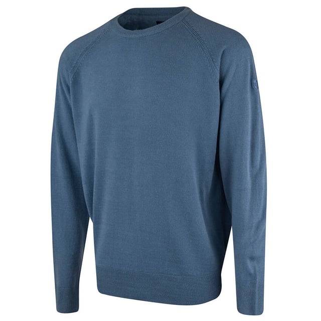 Island Green have introduced the IGKNT2126 Mens Supersoft Fine Knit Crew Neck Sweater. Made from luxury supersoft acrylic. Featuring ribbed cuffs and hems, and with semi-fitted sleeves for a close snug fit. Island Green have designed this sweater with a regular fit giving you a fantastic quality garment with outstanding value. With a crew neck this knitwear top provides you overall with the latest technology and fabrics allowing you to perform, feeling unrestricted and protected from the ever changing elements out on the course. The ideal garment for team or corporate golf events.
• Super Soft – Providing a cashmere-feel when wearing for added comfort
• Raglan sleeves
• With a crew neck design
• Proudly sporting the Island Green embroidered logo to the left sleeve
• Acrylic