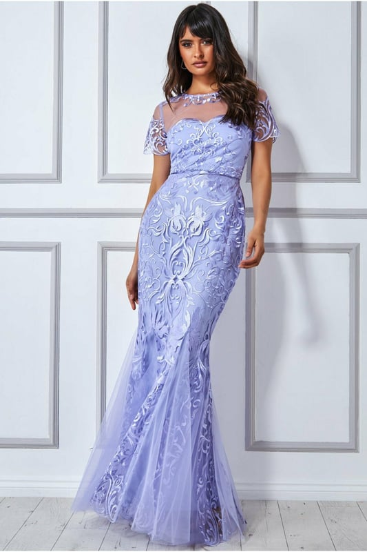 Summer lace maxi dress shop