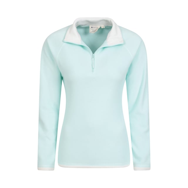 Fabric: Microfleece, Soft Touch. Design: Plain. Fabric Technology: Anti-Pilling, Durable, Lightweight. Neckline: High-Neck. Sleeve-Type: Long-Sleeved. Fastening: Half Zip.