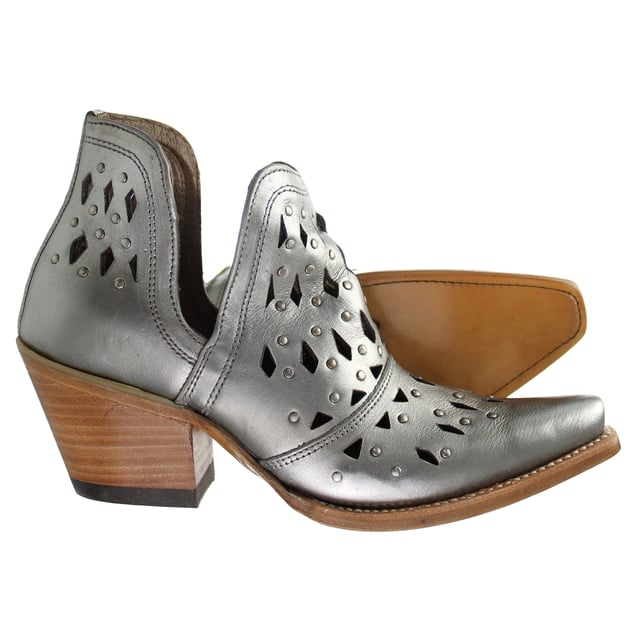 Silver studded booties clearance