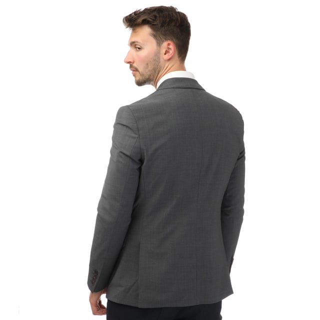 Men's Ted Baker Formal Suit Jacket.- Slim fit.- Single breasted.- Notched lapel.- Flap side pockets.- Two-button fastening.- Two vents.- Shell: 88% Wool, 8% Polyester, 4% Elastane. Lining: 100% polyester. Ref: TB022JS.