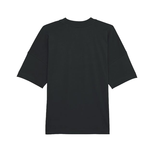 T-shirt Oversize white

 Say goodbye to unnecessary worries with this collection of classy urban clothing to unwind and unwind doing what you like most and have that moment of mental disconnection and enjoy the moment, the now. Our T-shirt is 100% made of organic cotton, which means that not only does it help you look cool and irreverent, but you also take care of the environment.

 Be part of the new #StressOut revolution

 Characteristics:

 T-shirt
 Fallen shoulders
 Collar with wide 1x1 rib trim, single stitch
 Main fabric interior bias on collar
 Wide double stitch on cuffs and hem
 Oversize cut
 Wide cut crew neck


 Composition:
 100% Organic Cotton spun and combed
 Weight 200
 Composition: 100% Organic Cotton spun and combed
 Care:
Wash at maximum temperature 30º.
 Iron at low temperature.
 You can use a dryer.
 Do not use bleach.