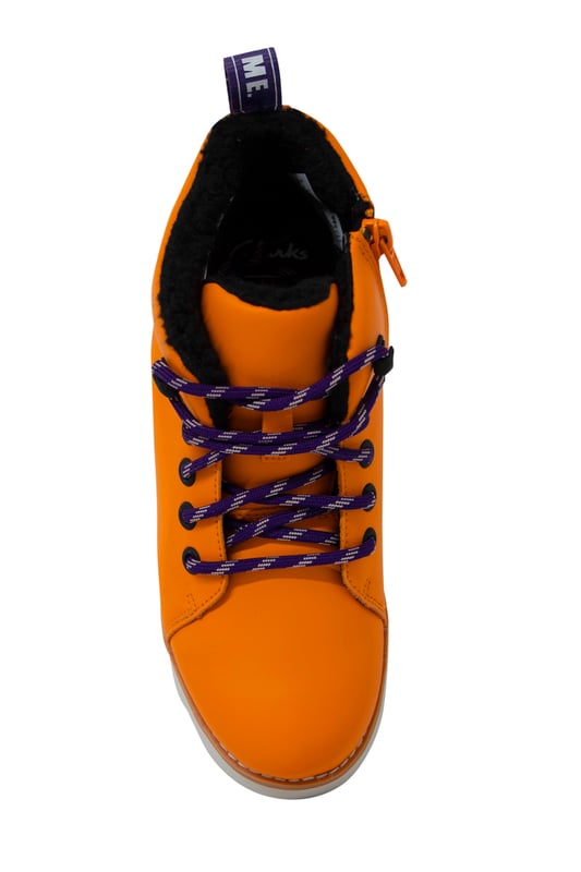 Clarks Tor Hiker Kids Orange Boots