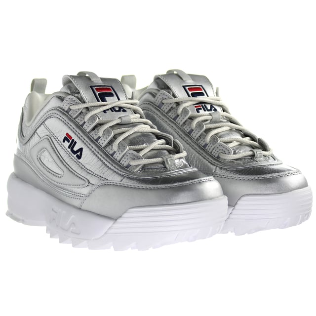 Fila disruptor 2024 white silver