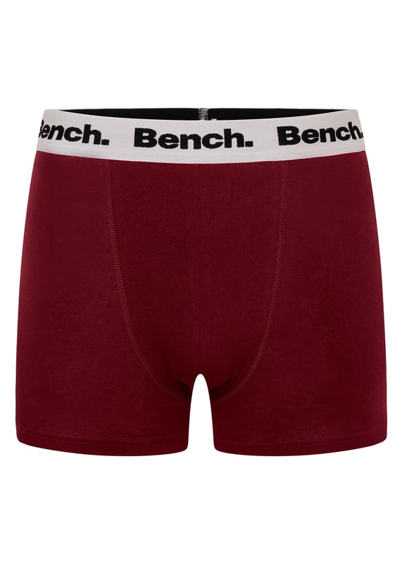 Update the wardrobe essentials with the assorted 7-pack 'Marcos' boxers from Bench. Made from cotton blend fabric for all-day comfortable wear, they feature repeat logo, elasticated waistband. This set includes seven sold colours. Other colours available.