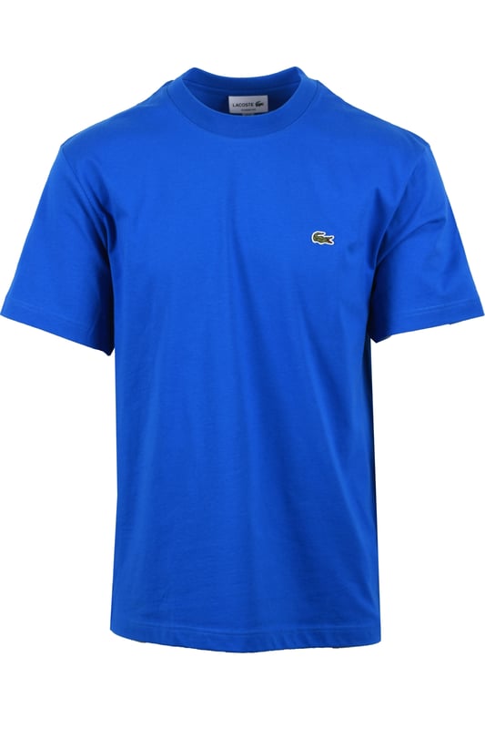 Lacoste Tee in Gipsy Blue
Experience the unmatched quality and timeless style of the Lacoste Tee in Gipsy Blue. Crafted by sportswear experts since 1933, this essential piece is a testament to Lacoste's commitment to using the finest materials. Made from premium Peruvian Pima cotton, this tee boasts a particularly fine, light, and hard-wearing fabric with a subtle sheen. The 130 GSM weight provides a comfortable feel, while the regular, straight cut offers a classic silhouette. Finished with the iconic embroidered crocodile on the chest.
 
Features

Premium Pima Cotton: Experience the luxurious feel of 100% Peruvian Pima cotton, known for its superior softness and durability.
Lightweight Fabric: The 130 GSM fabric provides breathability and comfort for all-day wear.
Classic Fit: A regular, straight cut offers a timeless silhouette that looks great on everyone.  Please note: If you are between sizes, we recommend ordering one size up for a more comfortable fit.   
Iconic Branding: The embroidered crocodile on the chest adds a touch of signature Lacoste style.   
Versatile Style
Style code: TH7318
