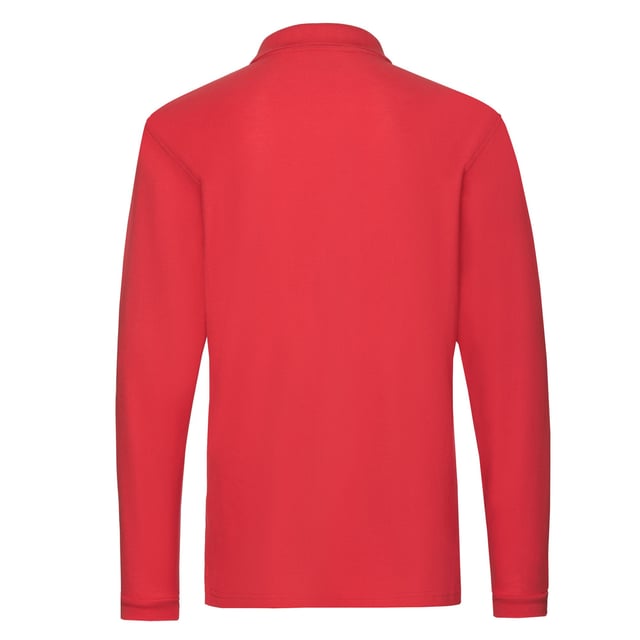 100% Katoen. Stof: Pique. Ontwerp: Eenvoudig. Bevestiging: Knop. Manchet: Elastisch, Geribd. Mouwtype: Met lange mouwen. Halsuitsnijding: Afgeplakt, Omgeslagen kraag. Hem: Tweelingnaaldsteek. Klep met 3 knopen, uitgesneden label, zelfgekleurde knopen, zijsplitten. 180gsm. Duurzaamheid: Amfori, Better Cotton Initiative, BSCI, Fair Labor Association, Oeko-Tex Standaard 100 gecertificeerd.