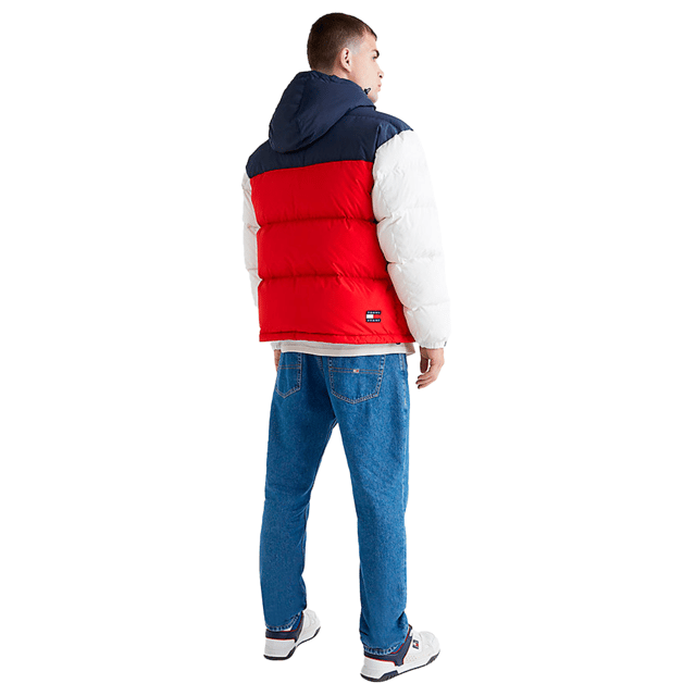 Doudoune Tommy Jeans Heren Alaska kleurblok