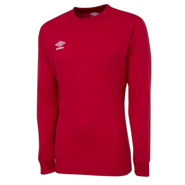100% Polyester. Fabric: Micro Eyelet. Design: Logo. Neckline: Crew Neck, Ribbed. Sleeve-Type: Long-Sleeved. Cuff: Ribbed.